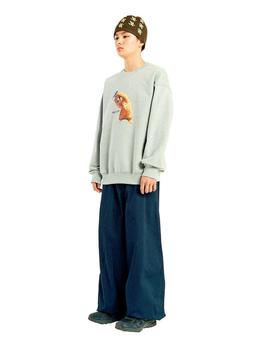 商品Exercise | Dumbbell Cat Sweatshirt (Gray),商家W Concept,价格¥609图片