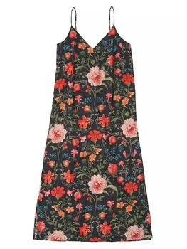Desmond & Dempsey | Persephone Floral Cotton Slip Nightie 满$250享8.5折, 满折