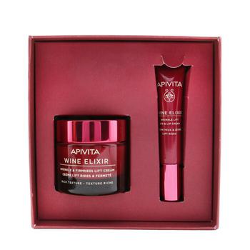 apivita, Apivita | Apivita 红酒精华紧致抚纹礼盒套装：滋润面霜 50ml + 眼唇霜 15ml 2pcs商品图片 