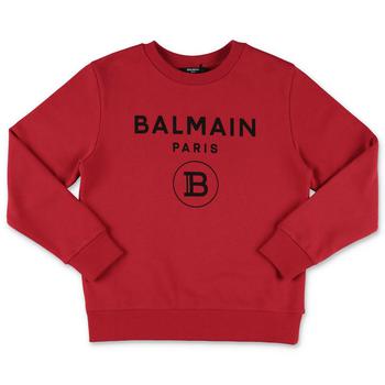 Balmain是什么牌子, Balmain | Balmain Kids Logo Printed Crewneck Sweatshirt商品图片 7.6折起