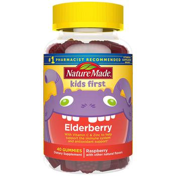 商品Kids First Elderberry Gummies with Vitamin C and Zinc图片