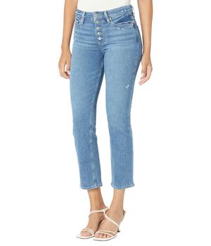 Paige, Paige | Cindy Crop w/ Exposed Buttonfly in Say Anything Distressed商品图片 