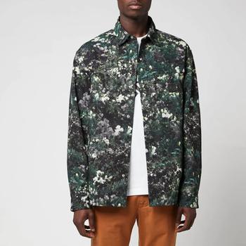 推荐KENZO Men's Printed Snap Overshirt商品