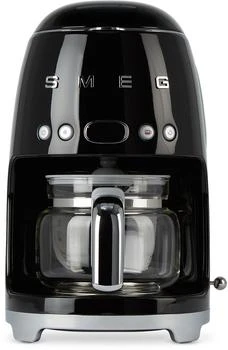 Smeg | Black Retro-Style Drip Coffee Maker, 1.2 L,商家Ssense US,价格¥2162