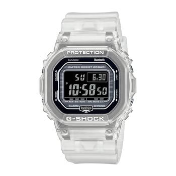 G-Shock | Men's Digital Quartz Clear Skeleton Resin Bluetooth Watch, 42.8mm DWB5600G-7商品图片,