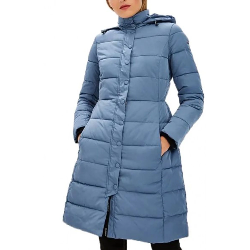 推荐EMPORIO ARMANI 女士蓝色涤纶大衣和雨衣 6Z2L67-2NAGZ-0713商品