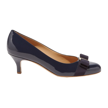 菲拉格慕鞋高跟鞋, Salvatore Ferragamo | SALVATORE FERRAGAMO 女士蓝色蝴蝶结高跟鞋 0539580商品图片 独家减免邮费