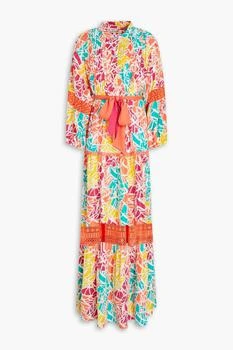 Diane von Furstenberg | Tessa printed cotton-jacquard maxi dress,商家THE OUTNET US,价格¥1343
