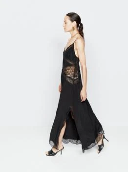 Raey | Mixed lace and satin maxi slip dress,商家MATCHES,价格¥4582