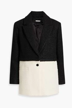 Alice + Olivia | Shan convertible two-tone bouclé blazer,商家THE OUTNET US,价格¥707