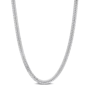 推荐Amour 4 mm Double Curb Link Chain Necklace商品