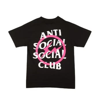 推荐Black And Pink Fragment Bolt T-Shirt商品