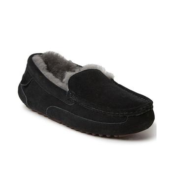 Dear Foams | Men's Fireside Melbourne Genuine Shearling Moccasin Slippers商品图片,5.9折