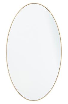 商品GINGER BIRCH STUDIO | Gold Wood Oval Wall Mirror,商家Nordstrom Rack,价格¥793图片