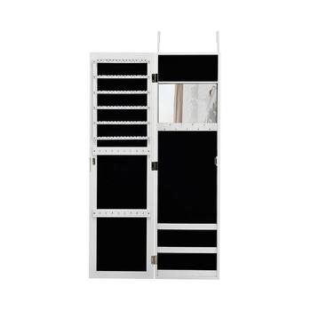 商品Costway | Wall Door Mounted Mirrored Jewelry Cabinet Storage Organizer,商家Macy's,价格¥673图片