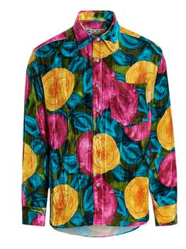 Marni | Marni Floral Print Buttoned Velvet Shirt商品图片,4.1折起