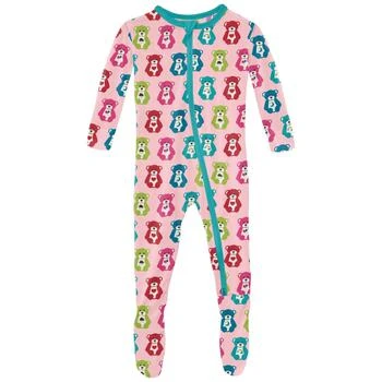 KicKee Pants | Print Footie with Two-Way Zipper (Infant) 8.1折, 独家减免邮费