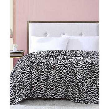 商品Betsey Johnson | Betsey's Leopard Ultra Soft Plush Blanket,商家Macy's,价格¥680图片
