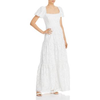 AQUA | Aqua Womens Lace Tiered Evening Dress商品图片,1.5折起×额外8.5折, 额外八五折