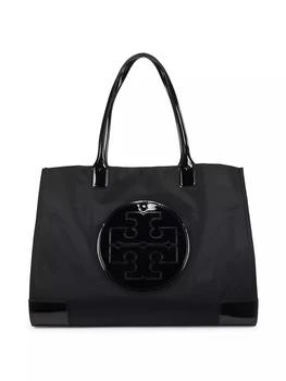 Tory Burch | Ella Patent Logo Tote Bag,商家Saks Fifth Avenue,价格¥1866