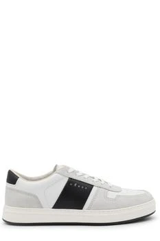 hogan | Hogan H-TV Logo Printed Panelled Sneakers,商家Cettire,价格¥1971