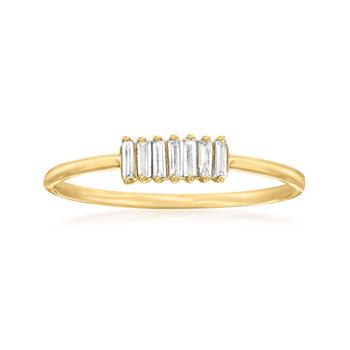 商品Ross-Simons Diamond Ring in 14kt Yellow Gold,商家Premium Outlets,价格¥1829图片