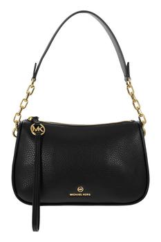 推荐MICHAEL KORS Leather pochette bag with handle商品