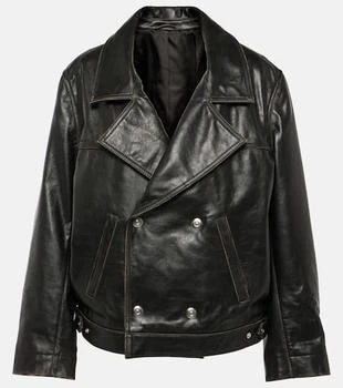 推荐Oversized leather jacket商品