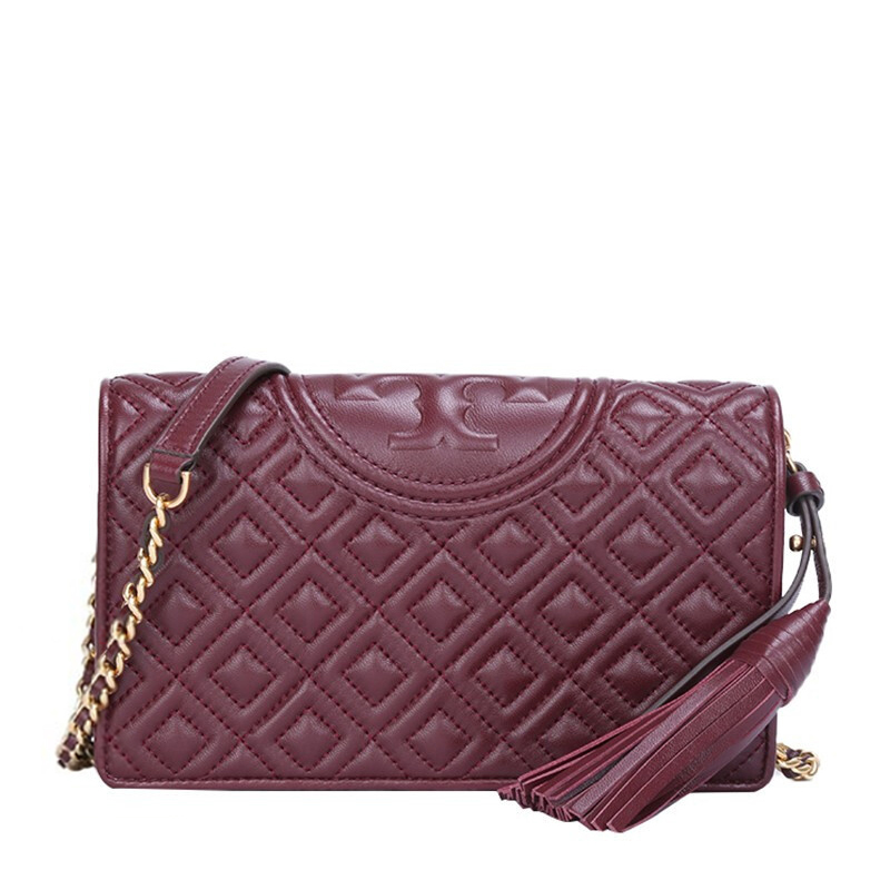 汤丽柏琦托特包单肩包, Tory Burch | Tory Burch 汤丽柏琦 女士紫红色羊皮单肩斜挎包 50263-639商品图片 独家减免邮费
