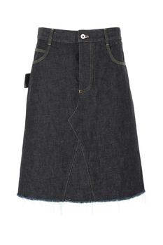 Bottega Veneta | Bottega Veneta A-Line Denim Skirt商品图片,额外9折, 额外九折