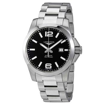 Longines | Longines Conquest Automatic Black Dial Mens 43mm Watch L3.778.4.58.6商品图片,6.7折