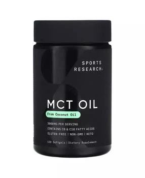 Sports Research | MCT Oil 3 000 mg 120 Softgels (1 - 000 mg per Softgel),商家Macy's,价格¥161