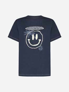 Smiley cotton t-shirt,价格$97.85