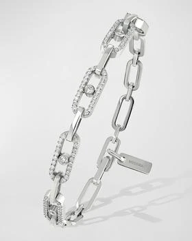 Messika | Move Uno 18K White Gold Multi-Diamond Bracelet,商家Neiman Marcus,价格¥69518