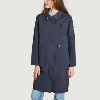 AIGLE | Long hooded parka  Navy Blue AIGLE,商家L'Exception,价格¥977