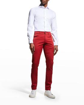 商品Isaia | Men's Solid Cotton Dress Shirt,商家Neiman Marcus,价格¥4409图片