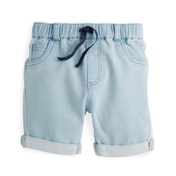 First Impressions | Toddler Boys Light-Wash Denim Shorts, Created for Macy's商品图片 2.9折