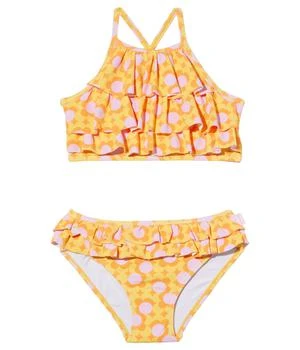 Seafolly | Retro Blvd Multi Ruffle Bikini (Toddler/Little Kids),商家Zappos,价格¥239