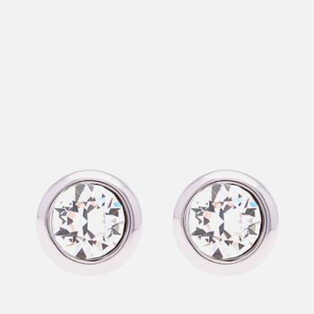 商品Ted Baker Women's Sinaa Crystal Stud Earrings - Silver/Crystal图片