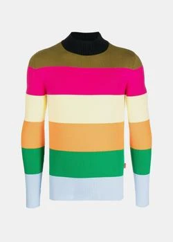 推荐Sunnei Multicolor Striped Knit T-Shirt商品