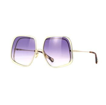 Chloé | Violet Gradient Oversized Ladies Sunglasses CH0035S 006 62商品图片,4.9折