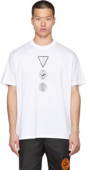 男装burberry t恤, Burberry | 白色 Badge Print Oversized T 恤商品图片 