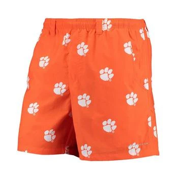 Columbia | Men's Orange Clemson Tigers PFG Backcast II 6" Omni-Shade Hybrid Shorts 独家减免邮费