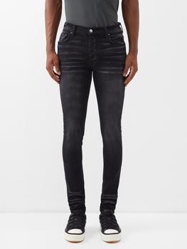 amiri牛仔裤, AMIRI | Stack washed skinny-leg jeans商品图片 