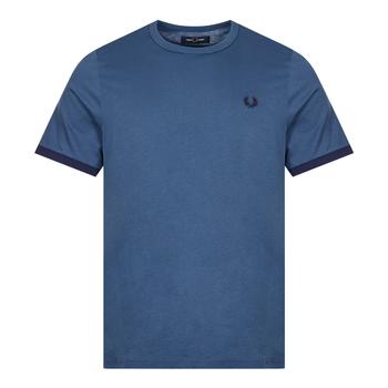 Fred Perry | Fred Perry Ringer T-Shirt - Midnight Blue商品图片,