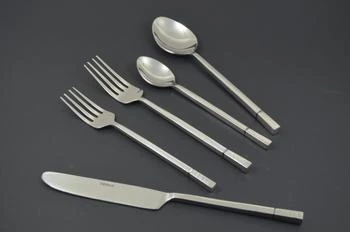 Vibhsa | Vibhsa Silver Hammered Stainless Steel Flatware Set of 20 PC,商家Premium Outlets,价格¥609
