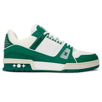 推荐Louis Vuitton LV Trainer White Green Sneaker商品