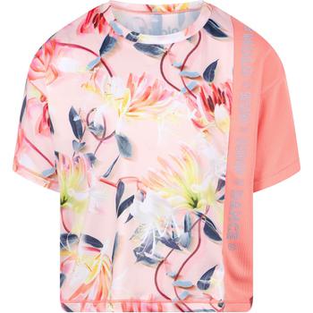 推荐Motion flowers color block sports t shirt in pink商品