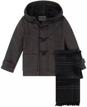 S Rothschild & CO | Toddler and Little Boys 2-Piece Toggle Dress Coat and Scarf Set,商家Macy's,价格¥407
