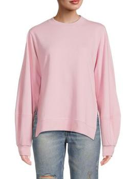 商品Ganni | Heathered Puff Sleeve Sweatshirt,商家Saks OFF 5TH,价格¥536图片